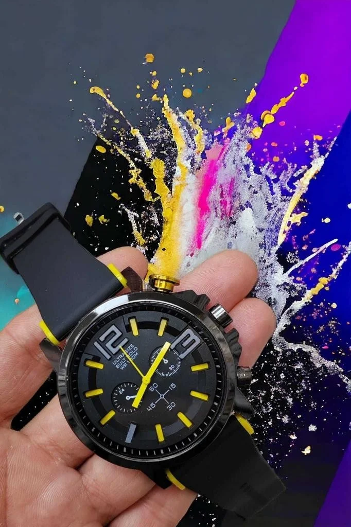 دي زي سي كوزنلر أفم Dzc Cousins ​​Avm Silicone Strap Mechanism Analog Watch Young Sports Unisex Men's Wristwatch