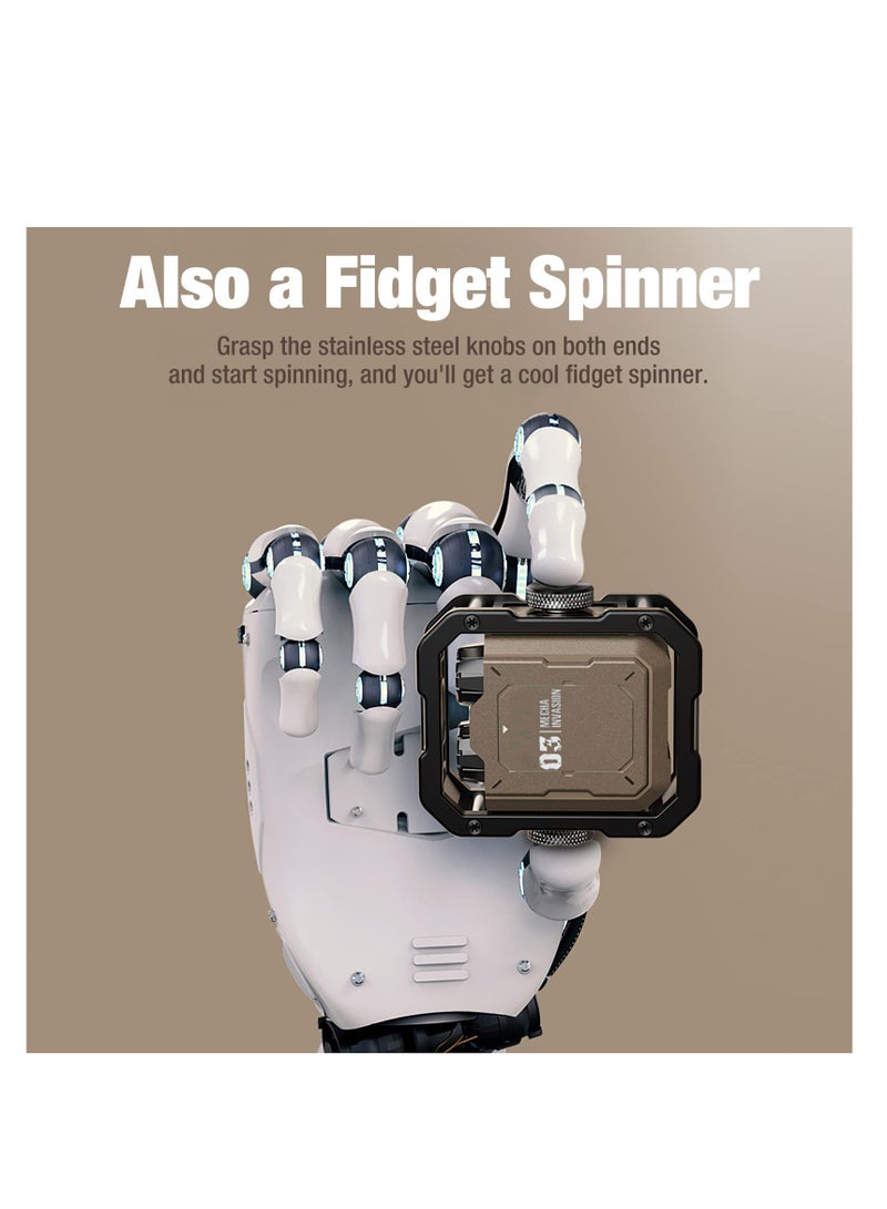 SYOSI Wireless Bluetooth 5.3 Gaming Earbuds, 3D Stereo Clear Call Noise Canceling in-Ear Headphones, 65ms Low-Latency TWS Headphone Compatible Fit for iPhone Android, with Fidget Spinner, RGB Lights - Image 5