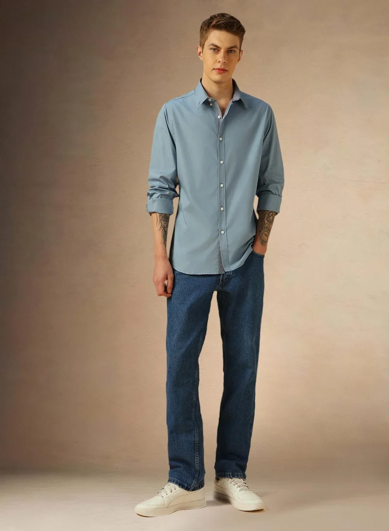 Dennis Lingo Dusty Blue Shirt For Men For Men