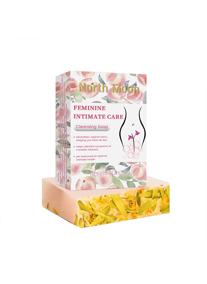 NORTH MOON NORTH MOON women's body care soap, gentle moisturizing, cleansing, odor-free and refreshing body skin care soap  - Image 1