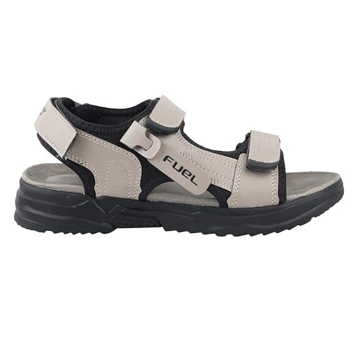 FUEL Combat Comfortable & Lightweight Casual Sports Sandals & Floaters for Mens with Anti-Skid & Flexible Sole for Outdoor (Brown-8UK) - Image 5