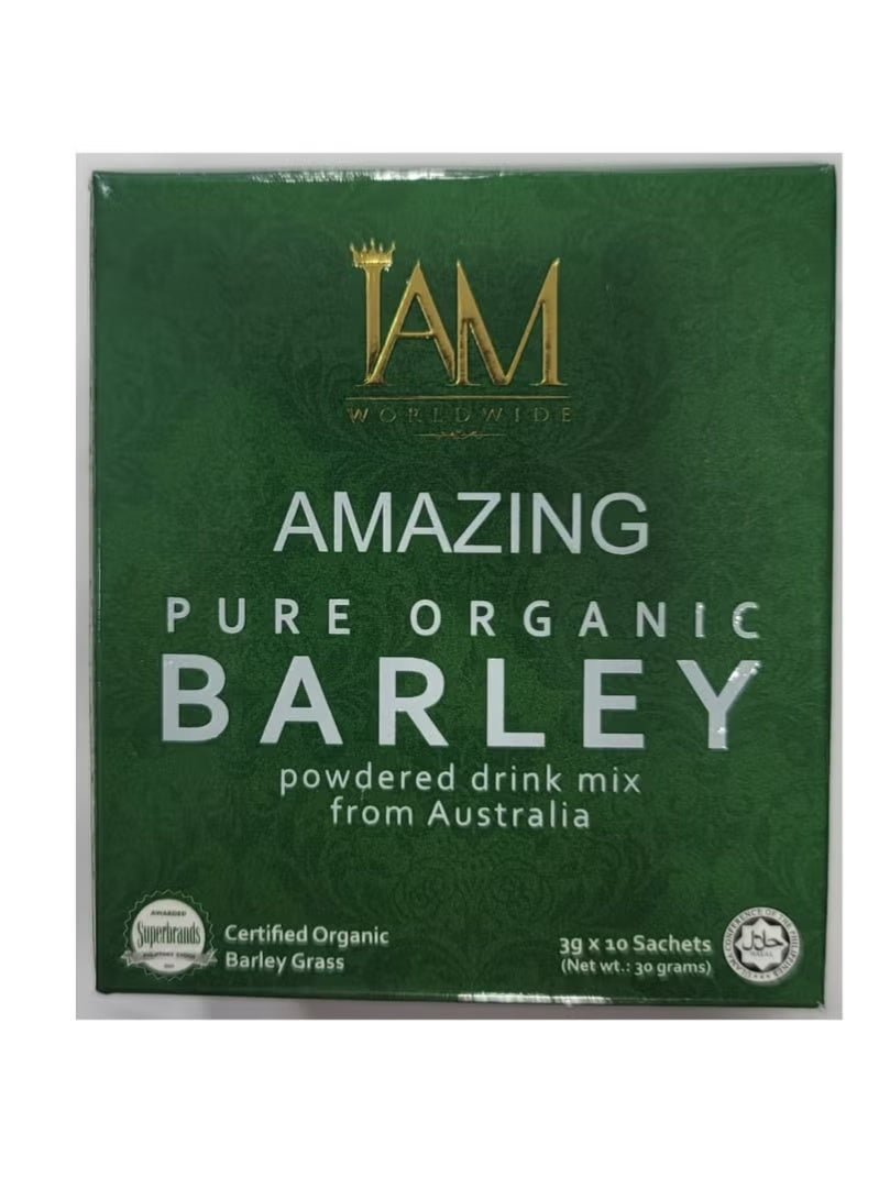 I AM Amazing Pure Organic Barley Ppowdered Drink Mix From Aaustralia