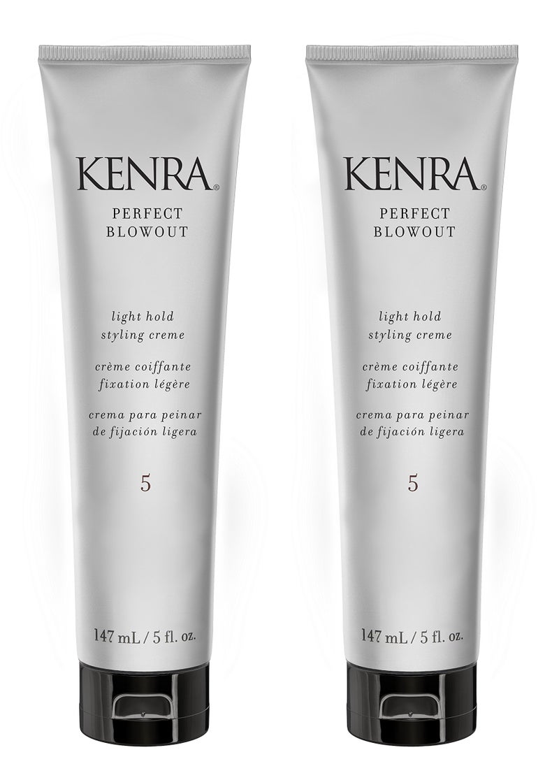 Kenra Professional Perfect Blowout 5 | Light Hold Styling CrÃ¨me | Provides Thermal Protection | Increases All Over Body & Fullness | Lightweight Formula | All Hair Types | 5 fl. Oz (2-Pack) - Image 1
