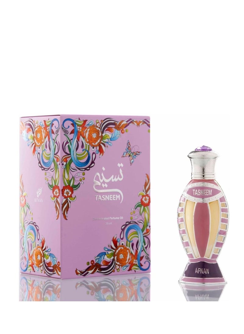 Afnan Tasneem Concentrated Perfume Oil For Women, 20 Ml  - Image 3