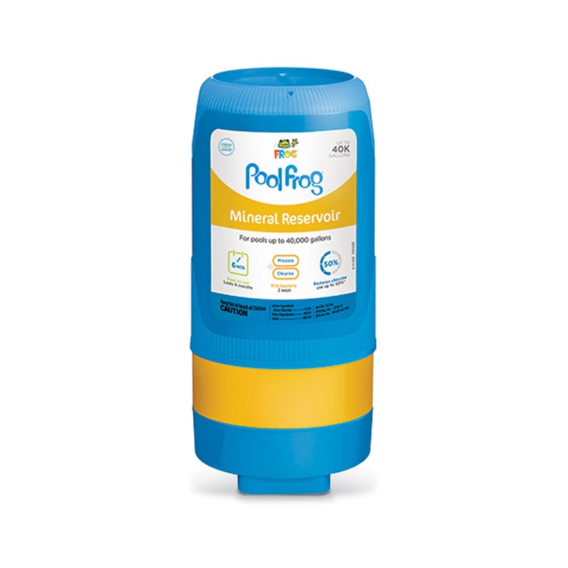FROG Replacement Mineral Reservoir for use with Pool FROG Model 5400 and XL PRO Cyclers - Prefilled Mineral Cartridge for Quick & Easy Pool Sanitization - Image 1