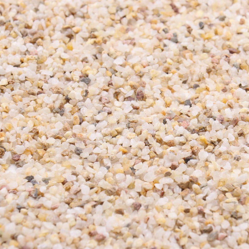 Premium Pebbles Coarse Sand. Golden Color. 1/8 Inch 2 lbs. for Potting Soil, Succulents, Pots, Plants, Gardening, Indoor, Crafting, Vase Fillers (X-Mini (0.125 Inch), COARSE Sand - Golden, 2) - Image 1