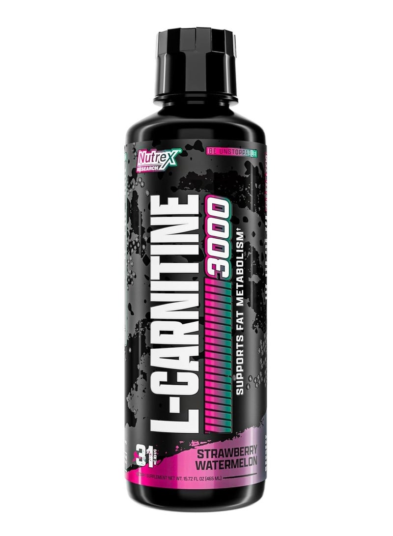 Nutrex Research Nutrex Liq-Carnitine 3000 Strawberry Watermelon 15.72 FL OZ (465ML) - Image 1