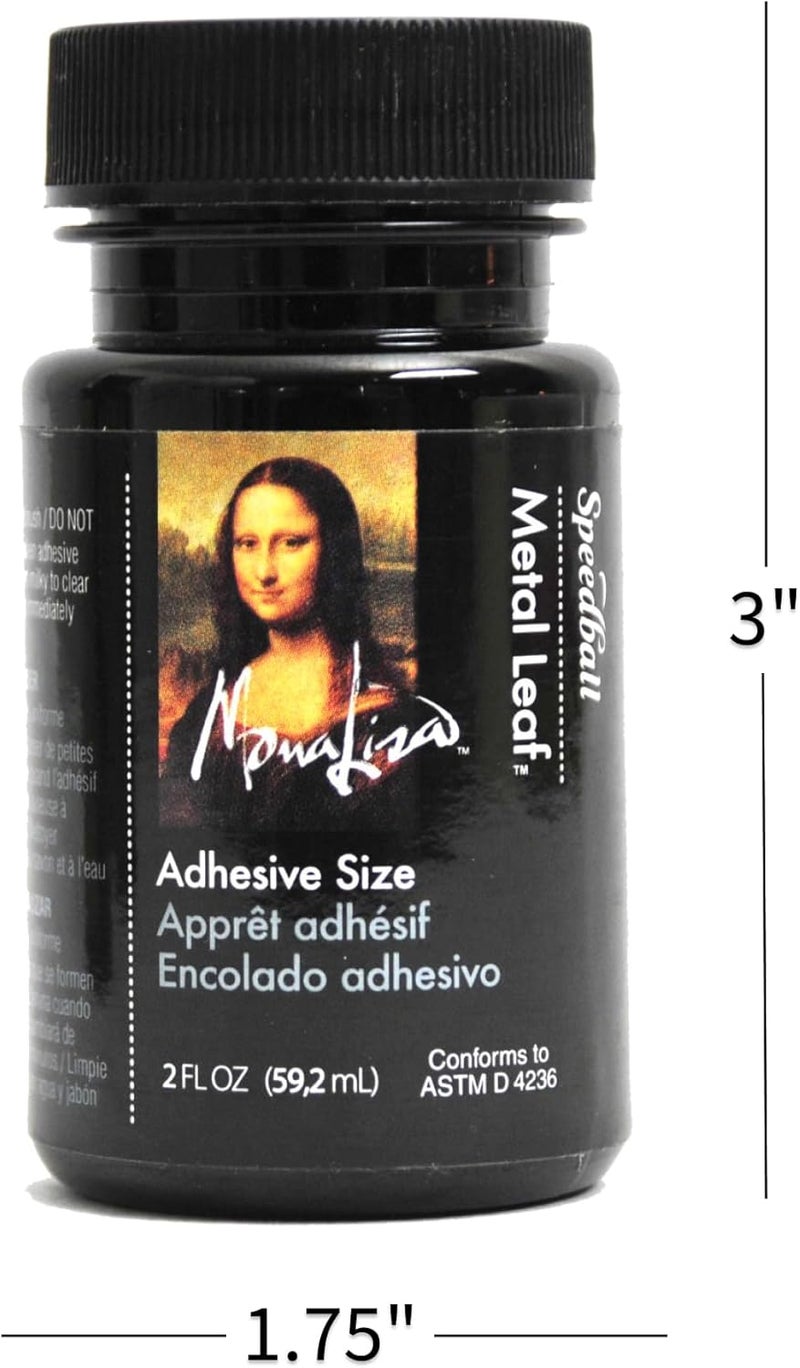 Speedball Mona Lisa Metal Leaf Adhesive, 2 oz - Ideal for Arts and Crafts - Image 3