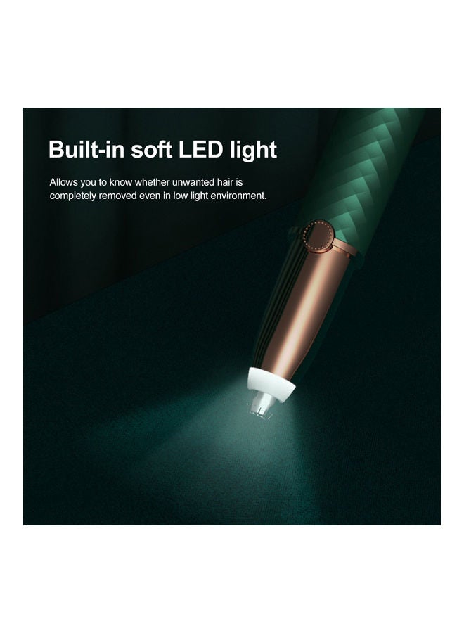 نيبمينينت ماكينة حلاقة وتشذيب شعر الحواجب أخضر/بني - Image 2