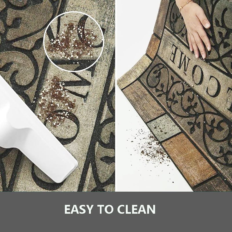 Zeeinx Welcome Door Mats 24"x36" Heavy Duty Front Door Mat Outdoor Large Doormats with Non-Slip Rubber Backing Outdoor Welcome Mats for Front Door Entryway,Garage,Patio,High Traffic Area - Image 5