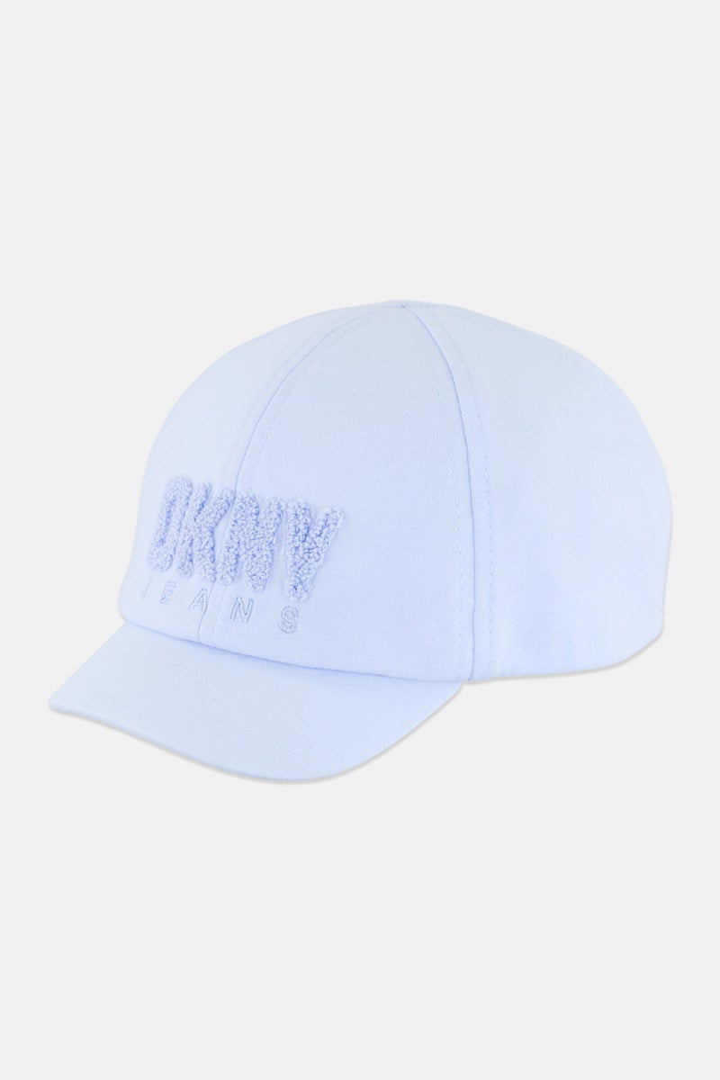 DKNY Toddlers Boy Embroidered Logo Baseball Cap, Light Blue - Image 1