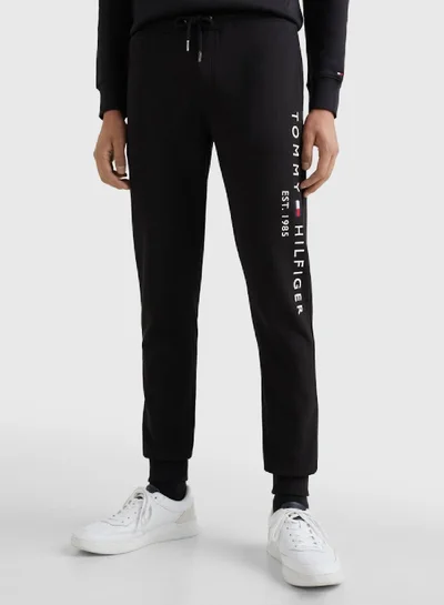 TOMMY HILFIGER Embroidery Logo Cuffed Joggers