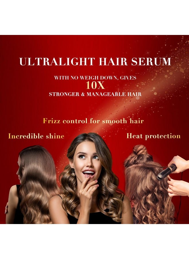Livon Livon Hair Serum for Men & Women | Frizz free & shinier hair | Sulphate & Paraben free| All Hair Types | Lightweight & Non Greasy | Vitamin E Serum Oil | Enriched with Argan & Almond Oil | 3.3 Fl.oz  - Image 4