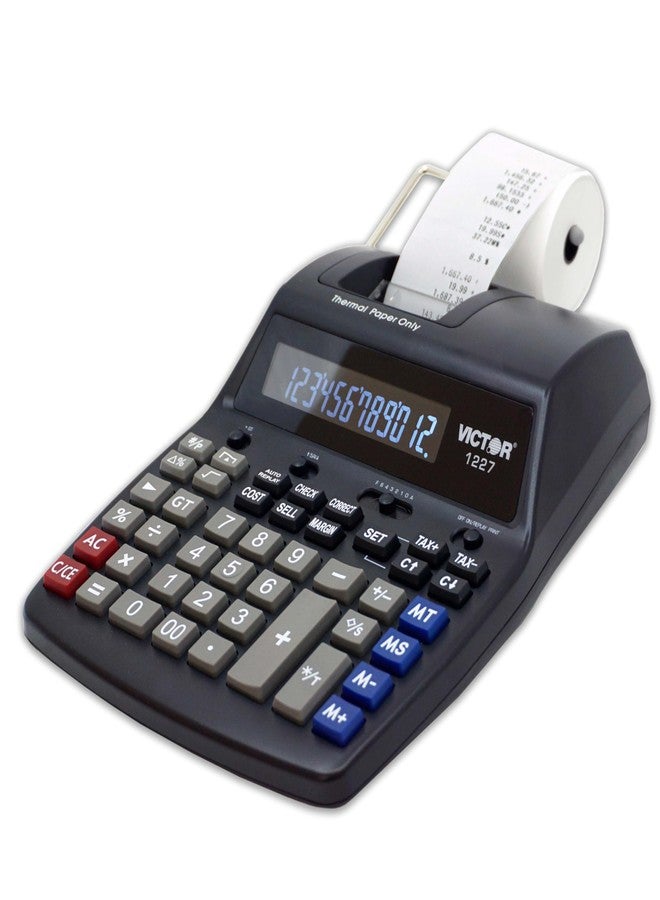 Victor Thermal Printing Calculator with Check & Correct - Fast, Ink-Free Printing, Large Screen, Smudge-Free Results for Office & Accounting - Image 1