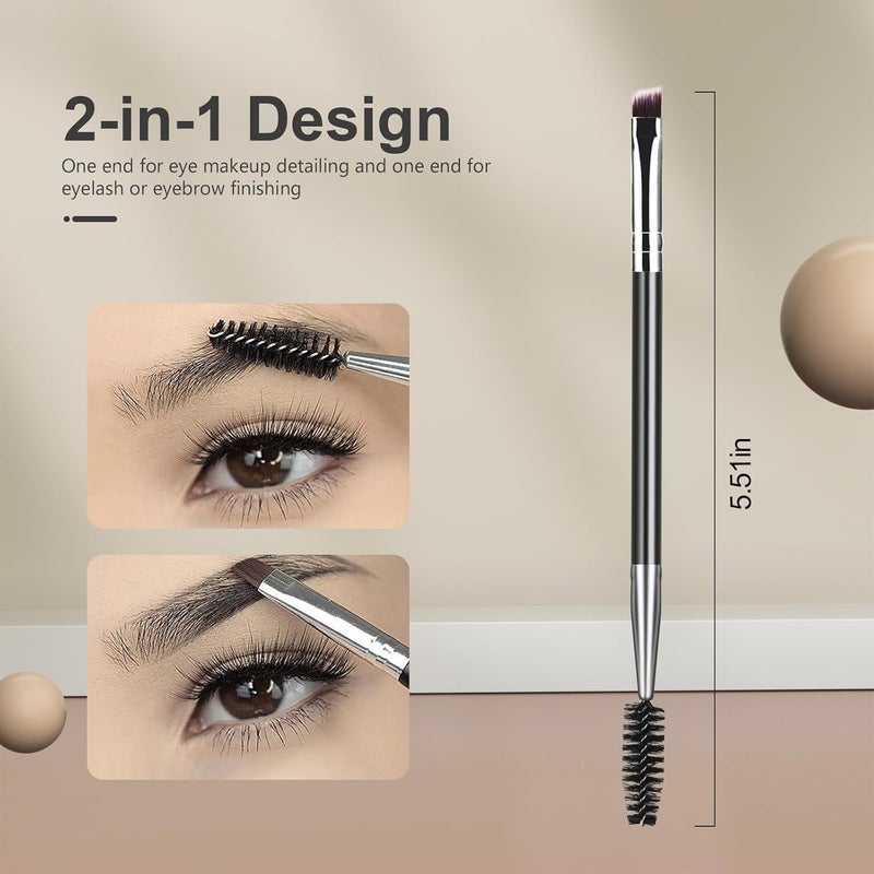 SWEET VIEW Eyelash Comb Lash Separator Tool Brow Brush & Lash Spoolie Professional Eye Makeup Tools (4 Pieces Set) - Image 5