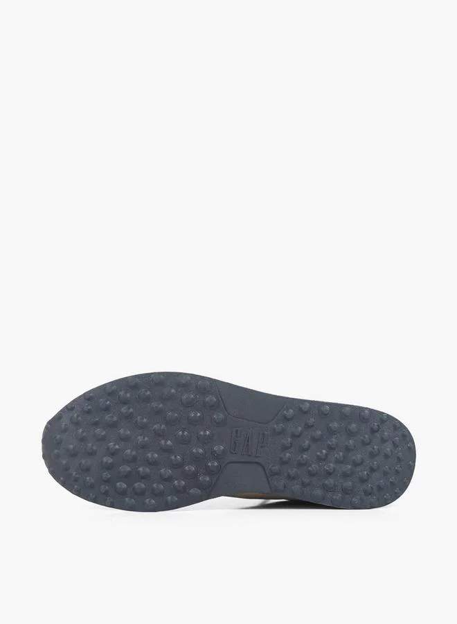Gap BEIGE Women Run Gold Flat Lace-Up Ankle Sneakers for Women | Best Price UAE