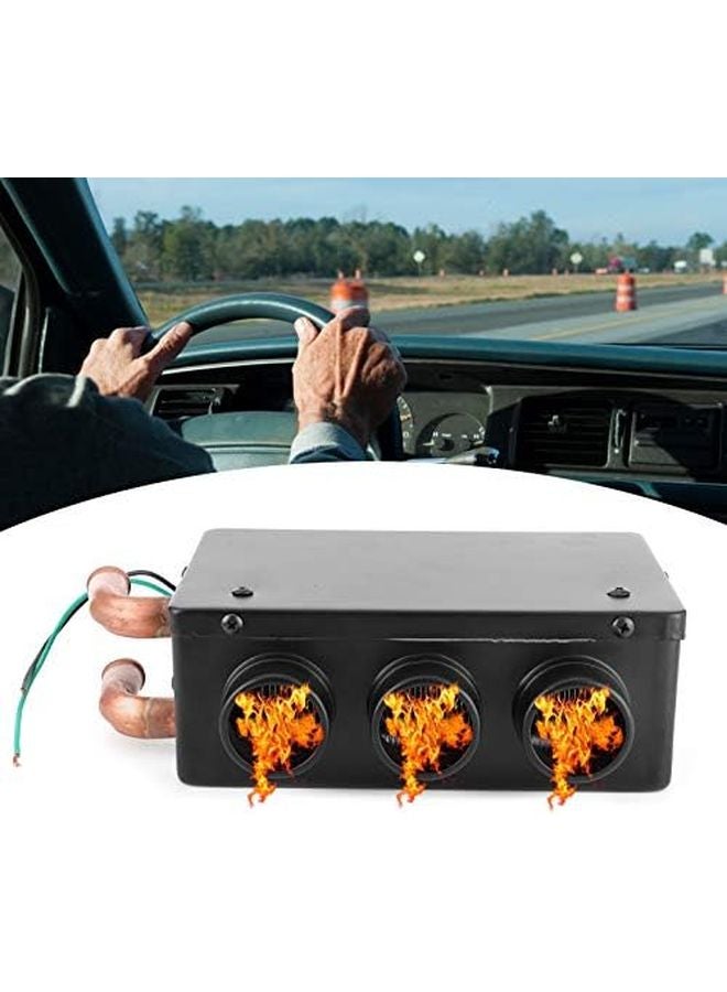 12V 50W Car Heater Portable Demister 3 Air Outlets Low Noise 300m3 H Exhaust - Image 3