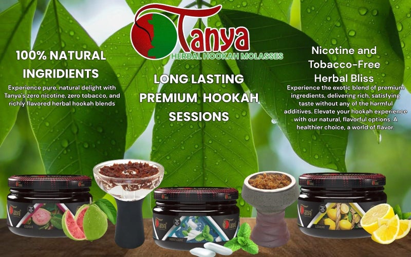 Tanya Tanya Herbal 100% Nicotine And Tobacco Free Shisha Hookah Flavors 250G Bag (Lemon mint)  - Image 3