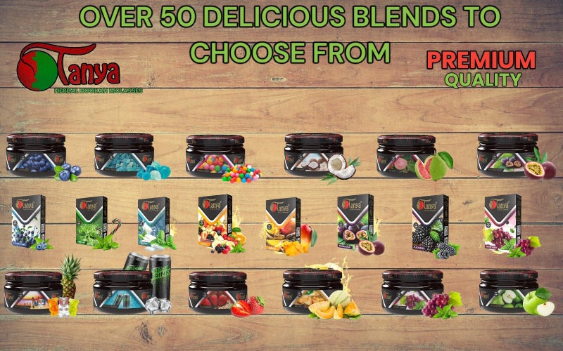 Tanya Tanya Herbal 100% Nicotine And Tobacco Free Shisha Hookah Flavors 250G Bag (Lemon mint)  - Image 5
