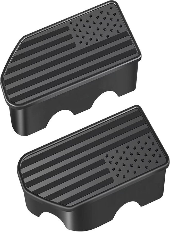 ZSJO Bed Rail Stake Pocket Covers for Chevy Colorado/GMC Canyon 2023-2026 GMC Chevy Silverado Sierra 1500 2019-2024 2025, GMC Sierra 2500 3500HD 2020-2024 2025, Truck Caps Rear Holes Plugs Covers Black - Image 1