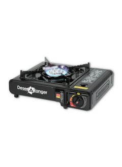 Desert Ranger Portable Gas Stove Portable Butane Black Metal Set Of 1 