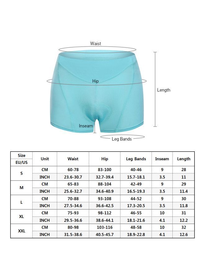 NIBEMINENT 3D Padded Breathable Cycling Shorts XL - Image 3