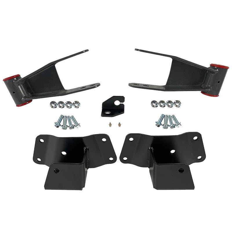 BST BSSP 4 Rear Drop Kit WShackles Hangers For 19881998 Chevy SilveradoGMC Sierra 1500 C15 K15 Truck