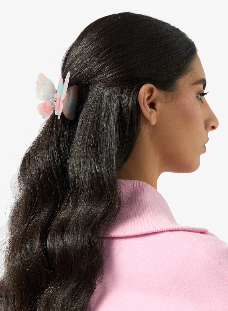 جينجر مشبك شعر فراشة باستيل عبوتين - Image 4