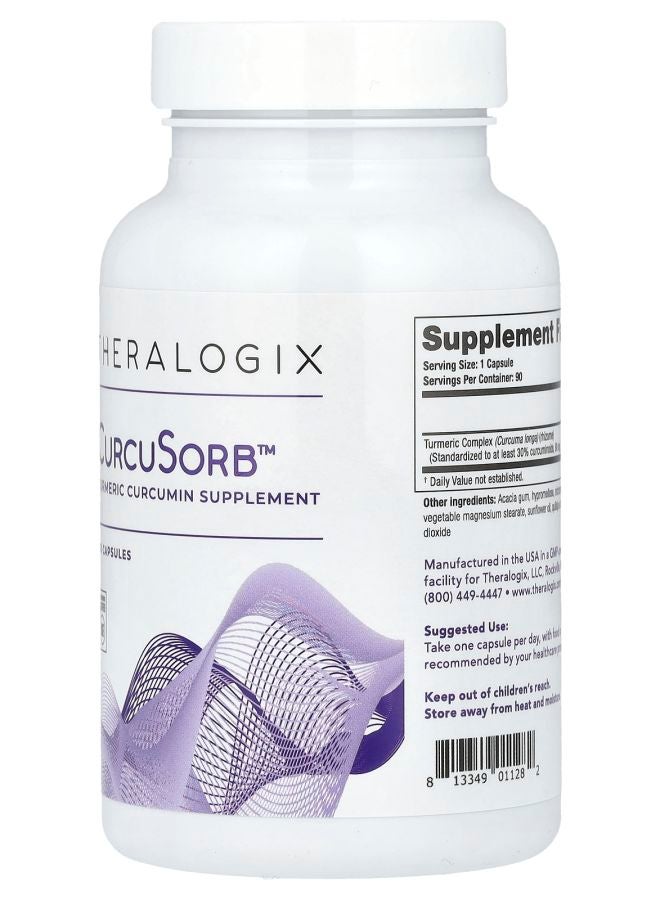 Theralogix CurcuSorb 90 Capsules (300 mg per Capsule) - Image 2
