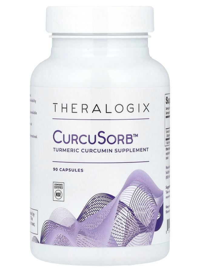 Theralogix CurcuSorb 90 Capsules (300 mg per Capsule) - Image 1