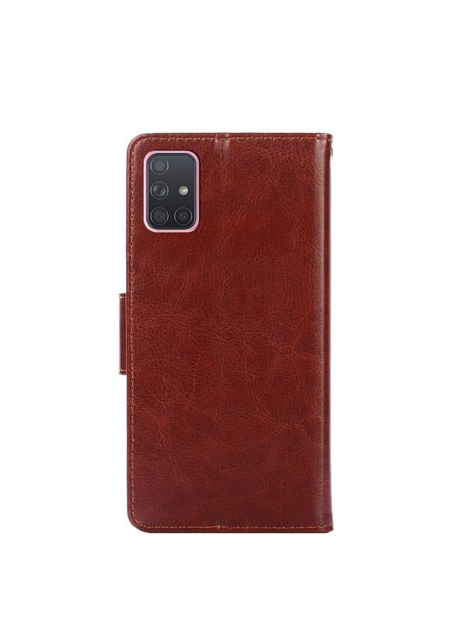 S-TOP Case For Samsung Galaxy A71 4G Crystal Texture Horizontal Flip Leather Case with Holder & Card Slots & Wallet - Image 3