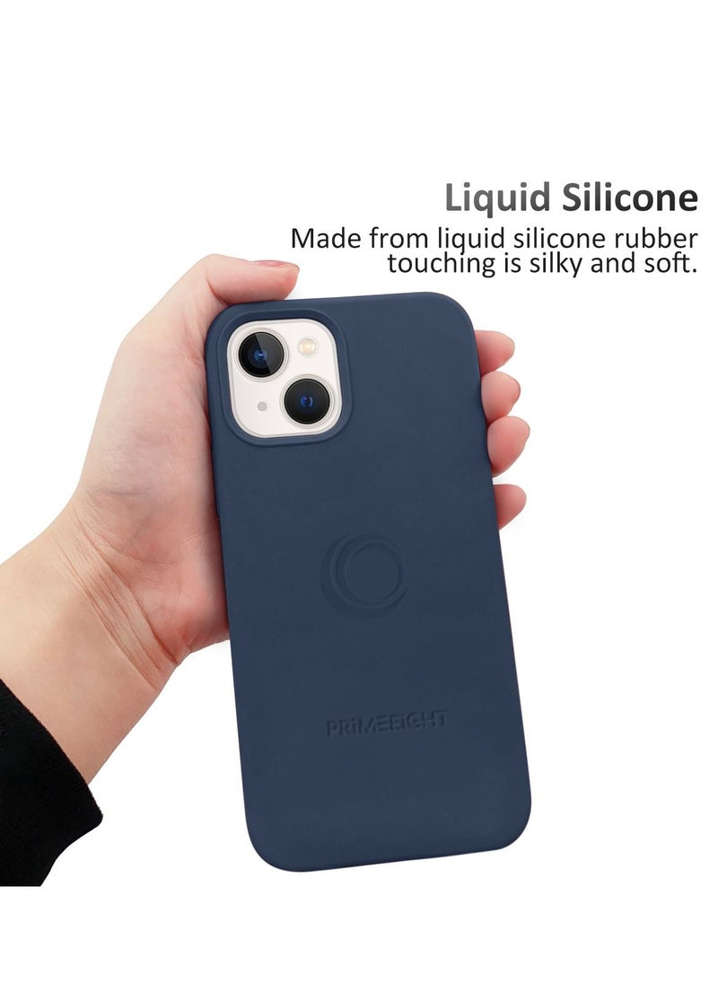 PRIMEEIGHT - iPhone 13 Case 6.1 inch - Shockproof Curved Edges apple iphone 13 case Anti Scratch iphone 13 protective case BLUE - Image 1