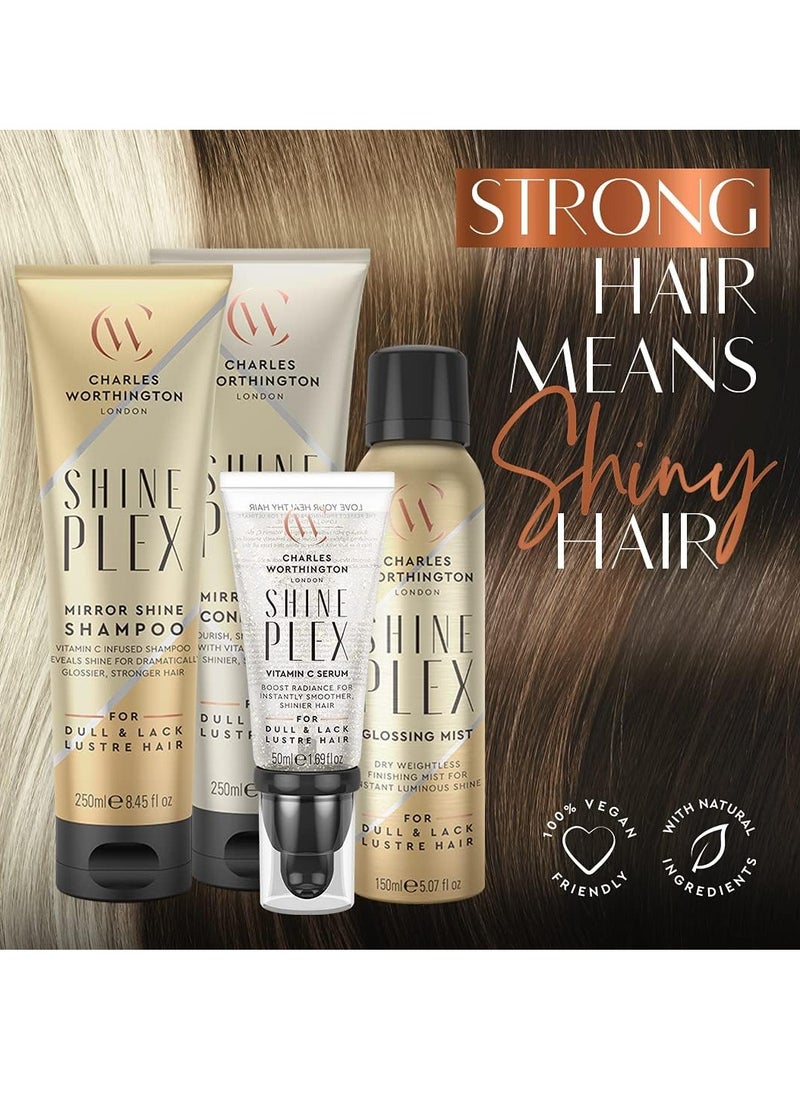 CHARLES WORTHINGTON Shine Plex Glass Shine Serum Vitamin C to Hydrate and Nourish Hair Salon Smoothing Treatment for Women 50 ml  - Image 5