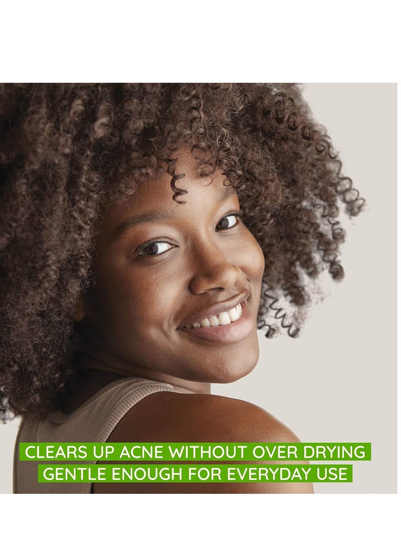 Aveeno Aveeno Clear Complexion Foaming Oil-Free Facial Cleanser with Soy Extract & 0.5% Salicylic Acid, Acne Treatment Face Wash for Acne-Prone Skin, Sulfate-Free & Hypoallergenic, 6 fl. Oz  - Image 2