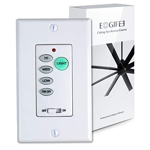 Eogifee UC9050T Universal Ceiling Fan Control 3 Speed Wall Control Mounted Fan Full Range Dimmer CHQ9051T - Image 1
