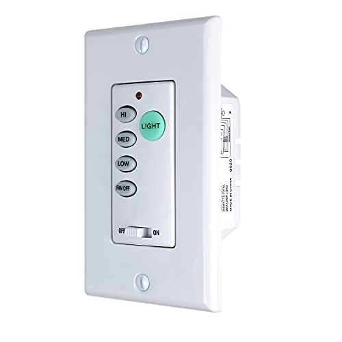 Eogifee UC9050T Universal Ceiling Fan Control 3 Speed Wall Control Mounted Fan Full Range Dimmer CHQ9051T - Image 2