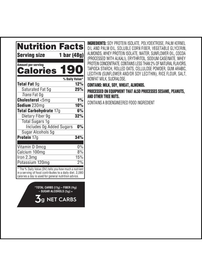 Atkins Protein Meal Bar Chocolate Chip Granola 8 Bars 1.69 oz (48 g) Each - Image 3