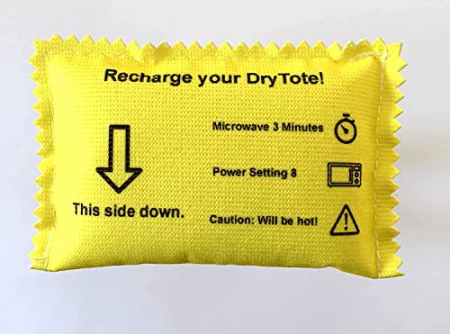 DryTote 100g Rechargeable Desiccant Pack of 10 - Moisture Absorbing Bag - Silica Gel Desiccant Dehumidifier for Storage Bins and Totes - Image 2