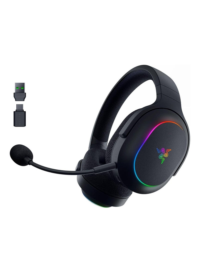 Razer Barracuda X Chroma Gaming Headphones, 40mm Razer TriForce, Detachable Razer HyperClear Cardioid Mic, 7.1 Surround Sound, 6-Zone Earcup Lighting, Black I RZ04-05220100-R3M1 - Image 1