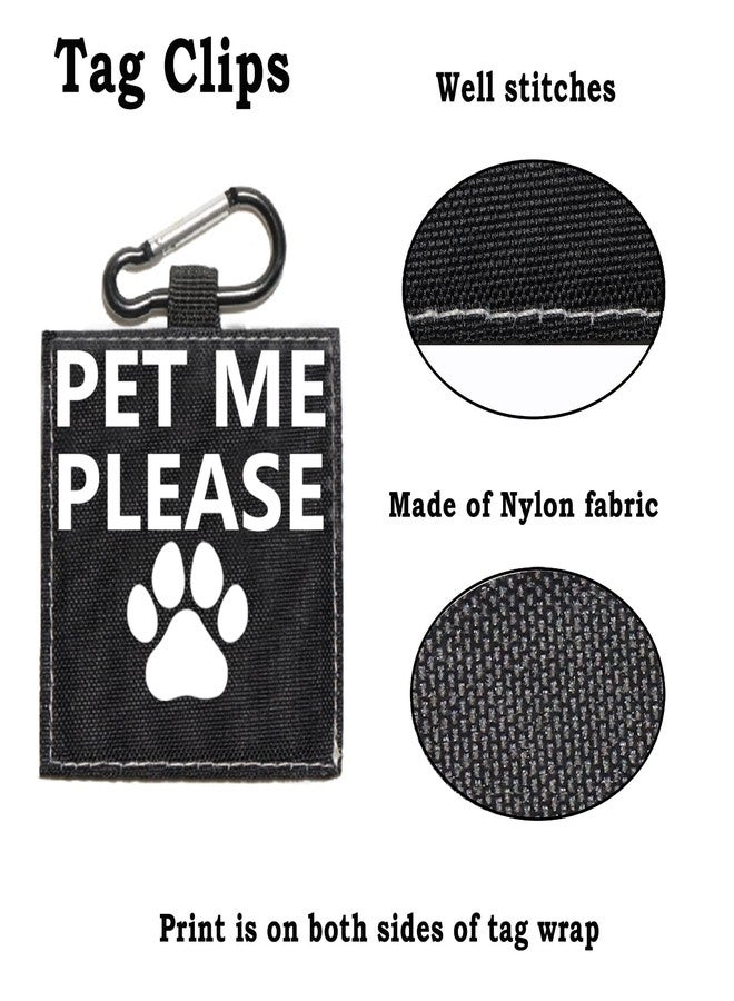 BLUPARK Funny Dog Leash Sleeve Pet Me Please Dog Leash Wrap Wrap Alert Hanging ID Patch Tag Pet Birthday Gift(Pet Me Please-Tag) - Image 4
