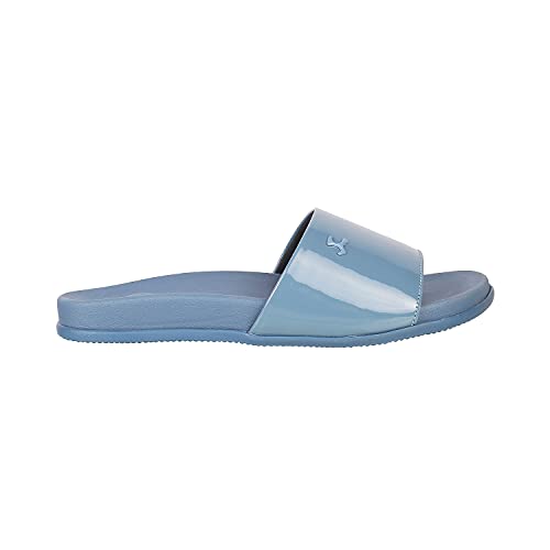 Mochi Womens Synthetic Blue Slip Ons (Size (3 UK (36 EU)) - Image 2