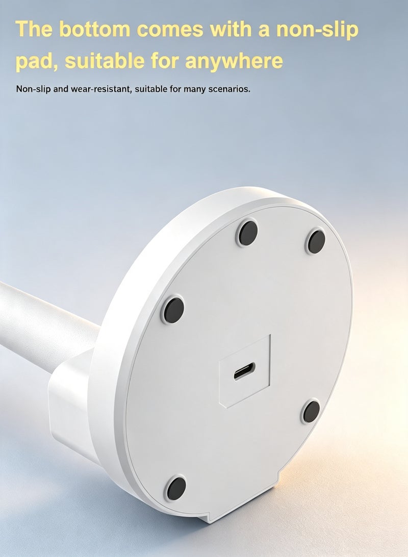 LOOPITYS LED Desk Lamp, Dimmable Brightness, USB Rechargeable, Foldable Eye-Caring Table Light for Home Office Study Bedroom Reading - Image 5