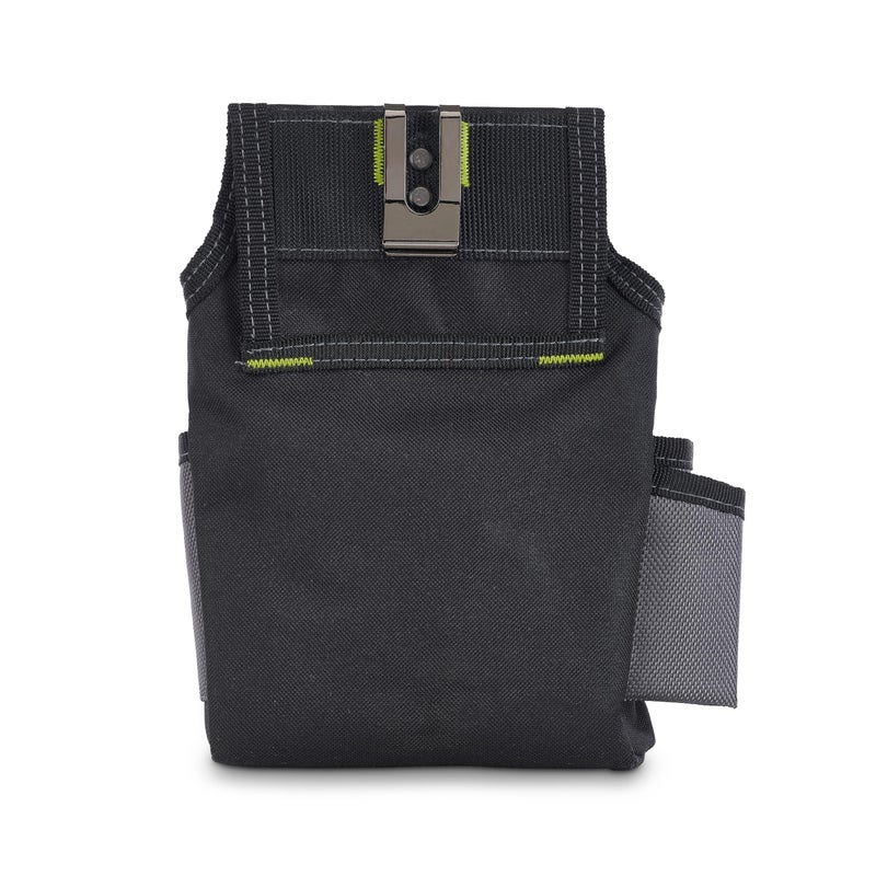 AWP Ballistic Nylon Mini Tool Pouch Multi-Pocket Organizer for Electricians, Professional Tool Box for Efficient Organization, Black/Gray | 1L-23021-2 - Image 4