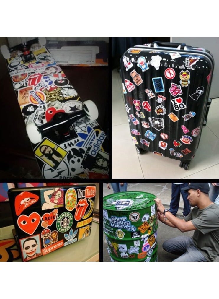 Generic 100 PCS Fun Vibe Aesthetic Stickers Waterproof, Trendy, Random Mix for Laptops, Bottles, Notebooks & More  - Image 2