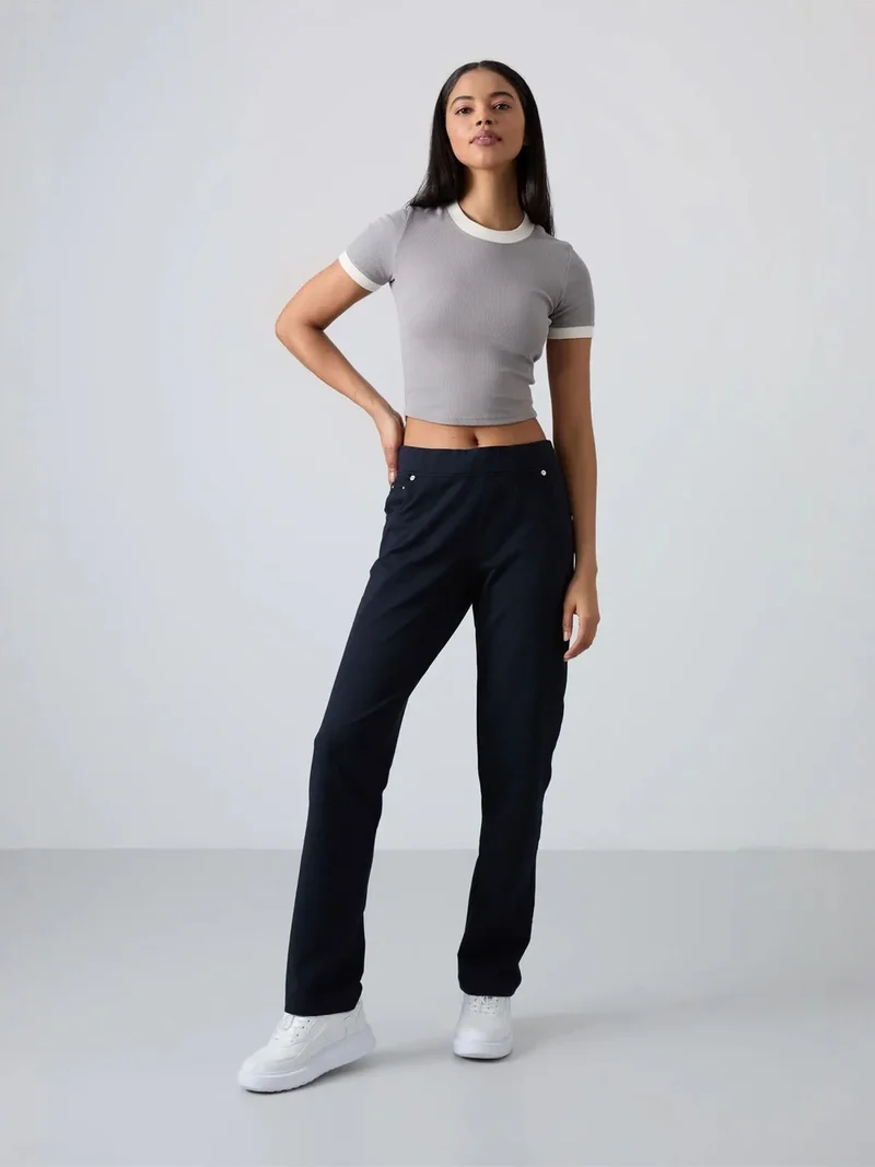 تومي لايف TOMMY Women’s Relaxed Straight-Leg Sweatpants