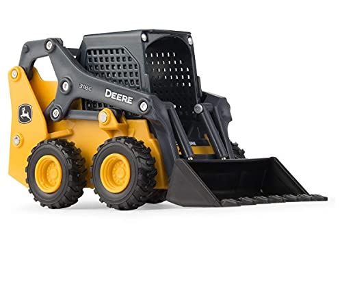 TOMY Big Farm John Deere 318G Skid Steer Toy - 1:32 Scale - Farm and Construction Toys - Collectible John Deere Toys - 3 Years and Up - Image 1