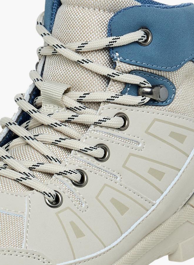 Lee Cooper Boys' Panelled Ankle Boots With Lace-Up Closure - Image 4