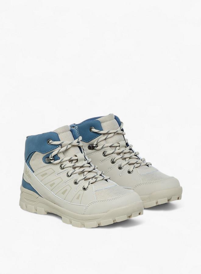 Lee Cooper Boys' Panelled Ankle Boots With Lace-Up Closure - Image 3