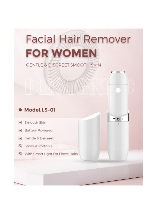 Electric Hair removal for women Epilator facial hair remover with Light, women face epilator for women face hair Upper Lip Hair Remover, Armpit, Legs, Eyebrows - Image 3