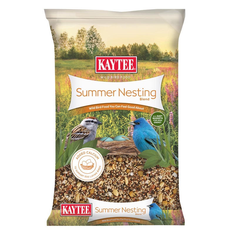 Kaytee Wild Bird Food, Summer Nesting Seed Blend, 8 lb - Image 1